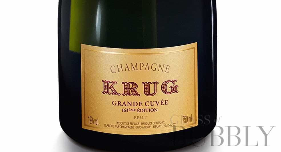 krug champagne label