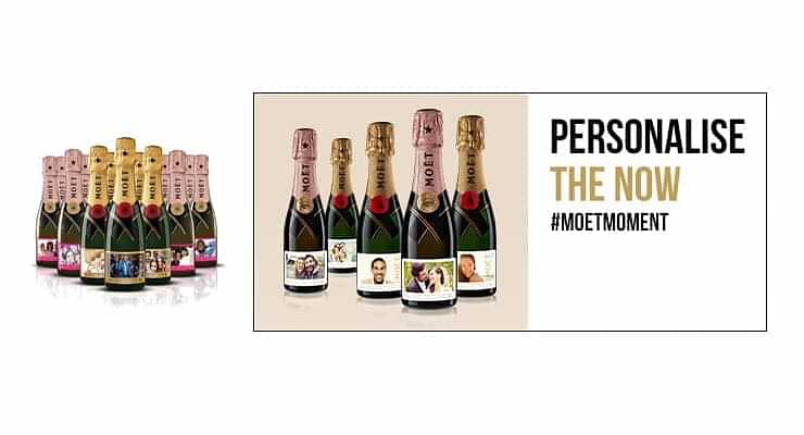 Custom Moet Chandon Champagne Bottle Label - High Quality Labels