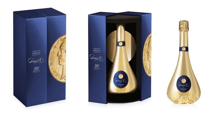 Champagne de Venoge Releases Gold within a Golden Bottle! – Glass