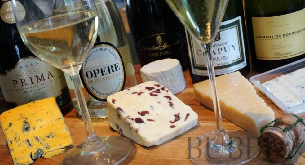 Pair Cheese With Sparkling Wine Glass Of Bubbly Pair Cheese With Sparkling Wine Glass Of Bubbly