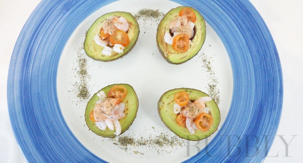 Avocado Prawn A B Brilliant Dinner Party Starter Glass Of Bubbly